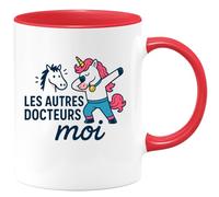quotedazur - Mug Personnalisé Humour Les Autres Docteurs Humoristique Original Et Unique Pour Tous Cadeau Tasse Passionnés Amateurs De Fun - Rouge/Céramique