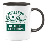 quotedazur - Mug Personnalisé Humour Meilleur Beau- Papa De Tous Les Temps Cadeau Tasse Parfaite Original Design Pour Exceptionnel - Noir/Céramique