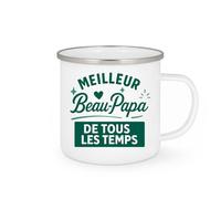 quotedazur - Mug Personnalisé Humour Meilleur Beau- Papa De Tous Les Temps Cadeau Tasse Parfaite Original Design Pour Exceptionnel - Blanc/Émaillé