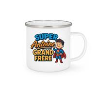 quotedazur - Mug Personnalisé Humour Super Antoine Grand Frère Tasse Cadeau Pour Noël Exceptionnel Original Avec Unique - Blanc/Émaillé