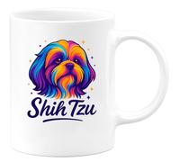 quotedazur - Mug Personnalisé Shih Tzu Tasse Exclusive Pour Amoureux Des Chiens Petits Et Affectueux Cadeau Noël Parfait Les Fans De - Blanc/Céramique
