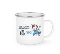 quotedazur - Mug Personnalisé Tasse Cadeau Original Humour Les Autres Animatrices Moi - Blanc/Emaillé