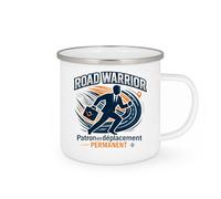 quotedazur - Mug Road warrior : Patron en déplacement permanent - Tasse Cadeau Patron Homme - Blanc/Emaillé