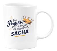 quotedazur - Mug Si La Perfection Avait Un Prénom Elle S’Appellerait Sacha