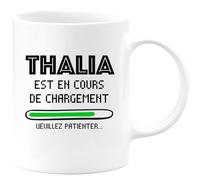 quotedazur - Mug Thalia Est En Cours De Chargement Veuillez Patienter - Blanc/Céramique