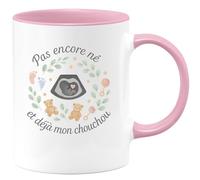 quotedazur - Mug Tu es mon coup de foudre permanent depuis ce fameux 14 février - Tasse Cadeau Amour, Saint-Valentin, Couple Homme - Rose/Céramique