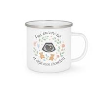 quotedazur - Mug Tu es mon coup de foudre permanent depuis ce fameux 14 février - Tasse Cadeau Amour, Saint-Valentin, Couple Homme - Blanc/Emaillé