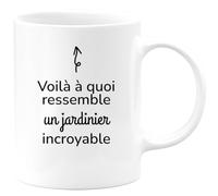 quotedazur - Mug Voilà à Quoi Ressemble Un Jardinier Incroyable - Blanc/Céramique