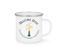 quotedazur - MugMaître Jedi du développement personnel - Tasse Cadeau Coach Homme - Blanc/Emaillé