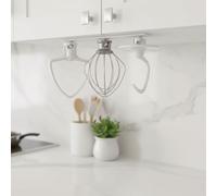 Quoti3D - Support 3 accessoires compatible avec robots pâtissiers KitchenAid Artisan (fouet, crochet, batteur plat) - gain de place cuisine (Petit_Mini_3.3l)