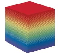 Quovadis 38962 Bloc Cube Quo Vais Papier Encollé Entièrement Recyclé 90 x 90 x 90mm Papier Blanc