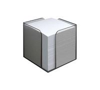 QUOVADIS BOITIER FUME+BLOC CUBE BLANC
