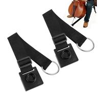 Quowvni 2 Pièce Pique Ancre Pour Violoncelle, 5 Cm Largeur, Longueur Ajustable 40-70cm, Sangle De Violoncelle, Cale Pique Violoncelle, Pour La Performance De La Pratique Du Violoncelliste Ceinture