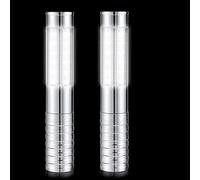 QUOXO 2 pcs LED Bottle Service Light, Lampe à Main pour la décoration de fête d'anniversaire de Club (Blanche)