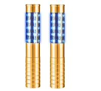 QUOXO 2 pcs LED Strobe Baton Light, Lampe à Main pour la décoration de fête d'anniversaire de Club (Glace Bleue)