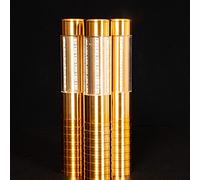 QUOXO 3 PCS Rechargeble LED Strobe Bouteille de Champagne Clignotant Stick Light (Or)