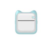 QUOXO Mini imprimante de Poche, imprimante Thermique Bluetooth pour Photo d'étiquette Portable pour étudiant (Bleu)
