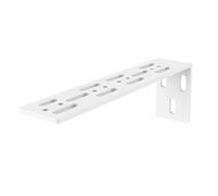 Quoya Lot de 5 supports muraux à double rail - Supports en L pour le montage de deux rails simples pour créer une configuration à deux rails