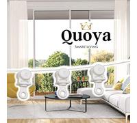 Quoya Rail de Rideau Intelligent QL500 - Tous Les Accessoires (Ensemble de Rideaux ondulés) (pour Le modèle QL500 Uniquement)