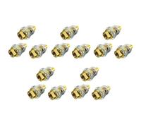 Qupdjxukis 15 PièCes Accessoires pour Outils Pneumatiques Mini Oiler - Lubrificateur D' de Lubrification NPT 1/4 Pouce pour Huileur D'Outils Pneumatiques à Compression D'Air - Jaune