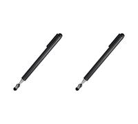 Qupdjxukis 2X Stylet TéLescopique Universel pour ÉCrans Tactiles, Pointeur RéTractable et Stylet avec Pointe de Flocage SpéCiale (Noir)
