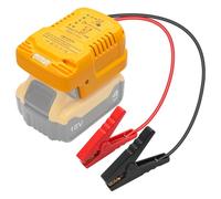 QUPERR Aide au Démarrage Auto Compatible avec Batteries DeWalt 18V | Démarreur portable 12V pour urgences routières, camping et hiver; adaptateur uniquement, batterie non incluse