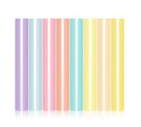 QUR Vinyle Thermocollant Pastel - Ensemble de 8 Vinyles de Transfert Thermique Bohème pour T-Shirts, Vêtements, Faciles à Couper et à Désherber