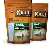 QURA Bael | Vilvam | Bilva | Maredu | Aegle Marmelos | Poudre de feuilles de Bilvapoter, 100 g (lot de 2)