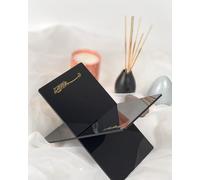 Quran Holder - Table de lecture du Coran - Cadeau islamique unique et personnalisé (miroir argenté, grand 30 x 19 cm max1,6 kg)