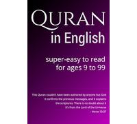 Quran in English: Super-Easy to Read. For ages 9 to 99.