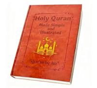 Quran Journey Saint Coran Simplifié Et Illustré Traduction Anglaise Intégrale des 114 Sourates Tafsir Thématique Guide de Résumé Reliure Cuir Pour Débutants Étudiants Adultes Et Famille Étude à Domici
