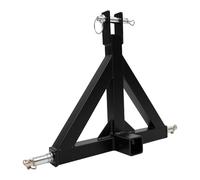 Qurib Attelage de remorque à 3 points - Attelage rapide - Catégorie | Adaptateur à trois points catégorie rail d'agriculture pour la plupart des tracteurs et remorques, cultivateurs, semises