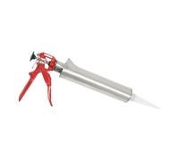 Qurib Pistolet à mortier en acier inoxydable pour joints de mortier pour | Presse à mortier rouge, presse-mortier, pulvérisateur, outil pour carrelage, pour coulis DIY