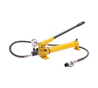 Qurib Pompe hydraulique manuelle CP-700 700 bar Pompe manuelle hydraulique | Pompe hydraulique avec manomètre CP-700 pour réparations automobiles 61 x 9,5 x 15 cm