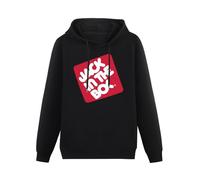 QURUMBAGH Jack in The Box Mens Hoodies Pullover Hoody Black Sweatershirt 3XL