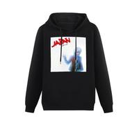 QURUMBAGH Japan Quiet Life 80S Wave Band Mens Hoodies Pullover Hoody Black Sweatershirt L