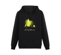 QURUMBAGH Wolf Alice Album Cover Tour 2016 Mens Hoodies Pullover Hoody Black Sweatershirt M