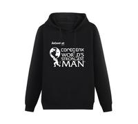 QURUMBAGH Worlds Strongest Man 2017 Replica Mens Hoodies Pullover Hoody Black Sweatershirt M