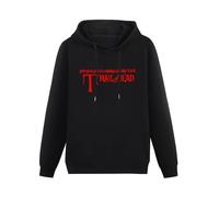QURUMBAGH You Will Know Us by The Trail of Dead Mens Hoodies Pullover Hoody Black Sweatershirt L