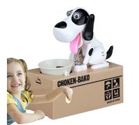 Qurygin Banque de monnaie pour manger des chiens, banque de monnaie pour voler les chiens - Le chien mange des pièces et économise de l'argent. Banque de monnaie | Décoration créative, décoration de