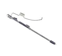 Qurygin Canne à pêche en métal - Équipement de pêche sur Glace d'hiver | Léger pour Les Voyages d'hiver et Le matériel de pêche, Petite Canne à pêche Automatique sur Glace, Accessoires d'extérieur