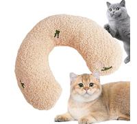 Qurygin Coussin apaisant pour chien en forme de U, ultra doux et moelleux, en forme de U, jouet apaisant pour animaux de compagnie | Demi-donut Cuddler, coussin pour chien, accessoire pour animaux de