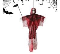 Qurygin Décoration fantôme d'halloween - Ornements fantômes pour Arbre - Ornements effrayants pour cheminée, Table, Salle de Classe, Porche, Jardin, terrasse, fenêtre, Chambre à Coucher, arrière-Cour