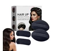 Qurygin Éponge de base pour cheveux, coussinet invisible pour cheveux - Outil de tresse d'insertion de coussin de tête de cheveux bouffants | Outil d'insertion de rembourrage, concaves en mousse