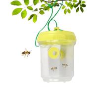 Qurygin Piège à frelons de 11 x 7 cm, piège à guêpes, piège à Abeilles, piège à Ruche, Dispositif de Capture de Veste Jaune, piège à Mouches à Suspendre pour la Maison, Le Jardin, l'extérieur