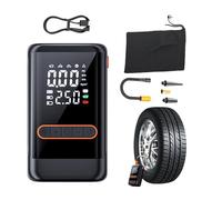Qurygin Pompe à air sans Fil pour pneus, Pompe Automatique avec manomètre numérique | Accessoires de gonflage de véhicules électriques pour vélo, Camping-Car, SUV, Camion