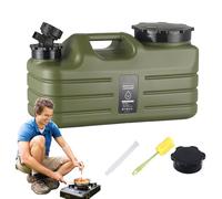 Qurygin Récipient d'eau de camping | Réservoir d'eau de 5 L avec robinet attaché, seau d'eau portable distributeur de boissons avec grand bec verseur pour camping, pique-nique