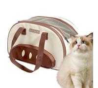 Qurygin Sac de Transport pour Chat - Sac de Transport à Base de Pain à Main ou à l'épaule - Robuste et Bien ventilé - Facile à Charger pour Les Chats de Petite et Moyenne Taille de Moins de 7,5 kg