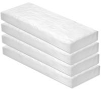 Qusa-Lot De 4 Éponges En Céramique Pour Bioéthanol, 300 X 100 X 25 Mm, Éponge De Cheminée Et Éponge En Céramique Pour Brûleur Au Bioéthanol, Accessoires De Cheminée À L'éthanol, Cheminée Intérieure