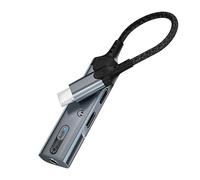 Qusedwey 1 Adaptateur de Prise Casque PCS PD60W Répartiteur de Charge Type C vers Audio 3,5 mm Double Type C B